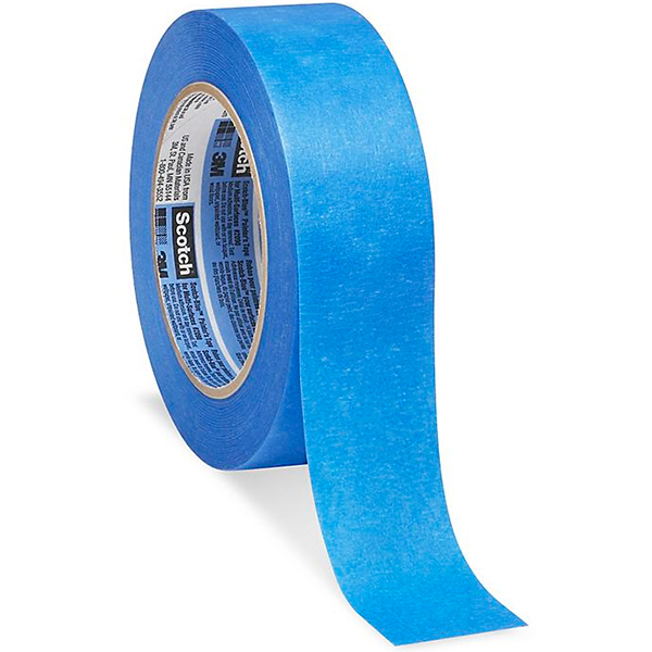 2090 Blue 3M Masking Tape,Paper,Blue,1/8" 