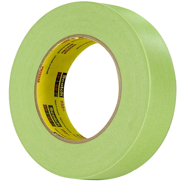 3M 26343 Scotch Performance Green Masking Tape 233 3 mm width .11 inches 