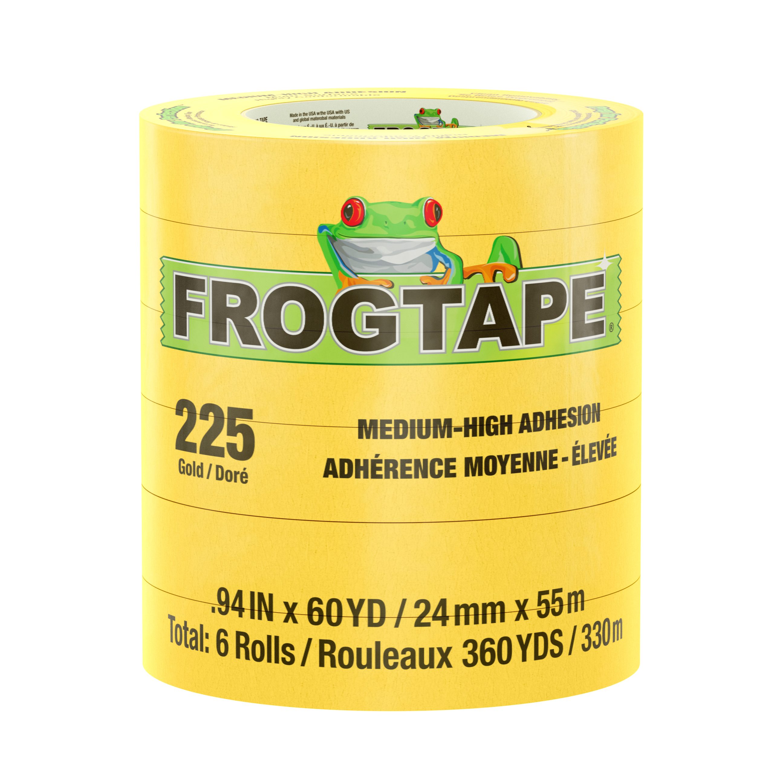 FrogTape® 225 Gold Performance Grade, Medium-High Adhesion Masking